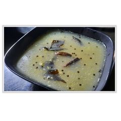 A picture of Raw mango rasam.