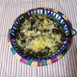 Espinacas a la crema con jamón serrano