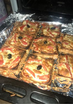 صورة لوصفة بيتزا سريعة