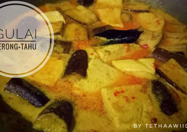 Bumbu Gulai Terong + Tahu Putih #46 | Cara Bikin Gulai Terong + Tahu Putih #46 Yang Bisa Manjain Lidah