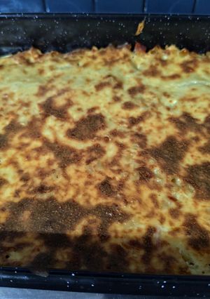 A picture of Pastitsio with Cheese.