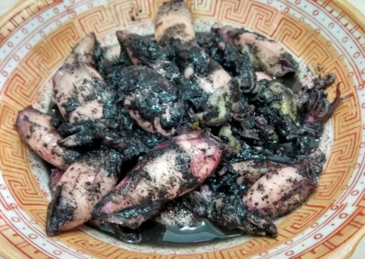 Cumi Masak Hitam Simple