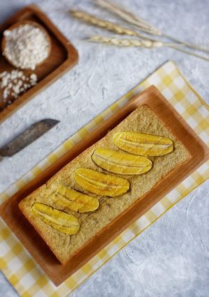 Foto resep 🍌Banana Oat Cake🥧