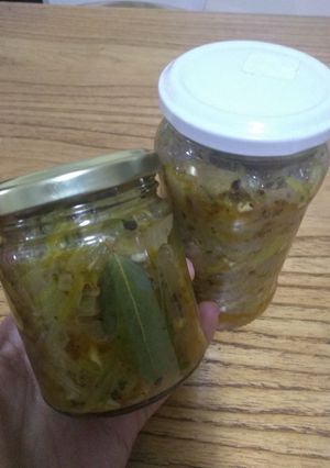 Una foto de Pencas de 🥬 en escabeche