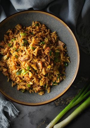 A picture of Sausage Fried Rice.