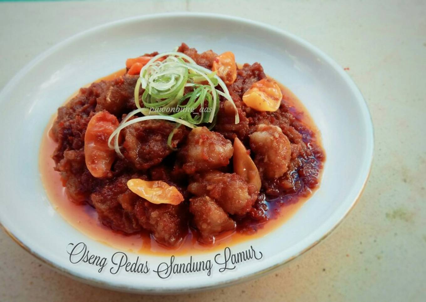 Oseng Pedas Sandung Lamur (Oseng Mercon)