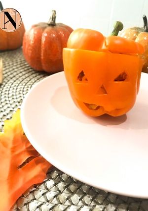Una foto de Pimientos rellenos