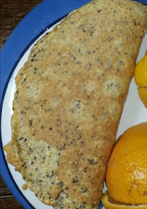 Una foto de Pancake de coco