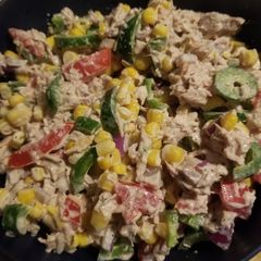 A picture of Tuna salad.