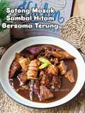 Sotong Sambal Hitam Bersama Terung