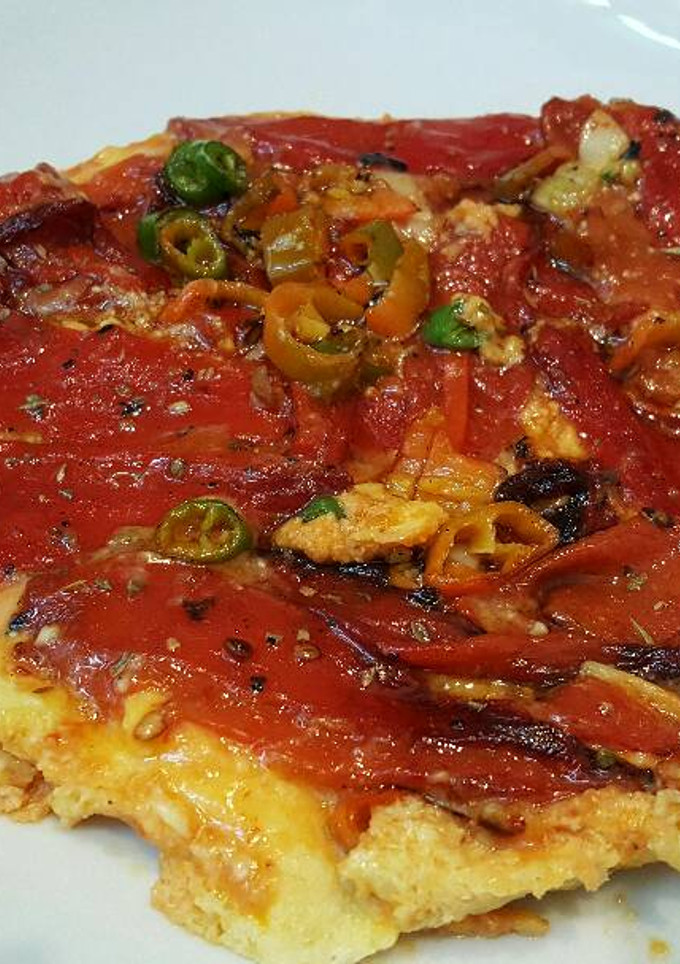 Una foto de Pizza falsa