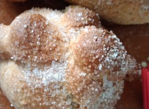 Una foto de Pan de muerto con harina mix