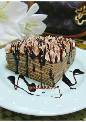 Foto resep Nutella Crepe Tart
