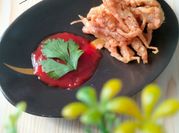 Gambar jamur crispy tepung beras