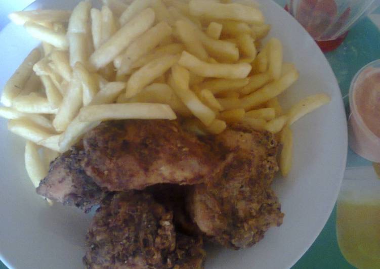 Steps to Prepare Quick Chicken and Chips