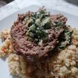 Spinach Artichoke dip Stuffed Meatloaf