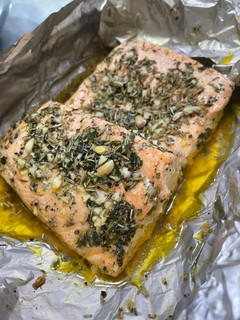 Foto resep Baked Salmon in foil