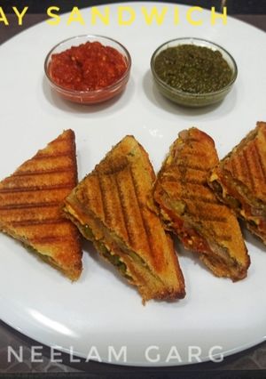बॉम्बे सैंडविच(bombay sandwich recipe in hindi) रेसिपी मुख्य फोटो