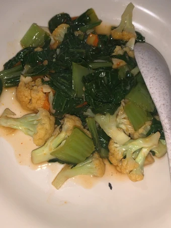 Easy Way Make Tumis pakcoy dan kol the Awesome  Can spoil the tongue