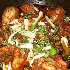 Dhaba style chicken karhai A picture of Dhaba style chicken karhai.