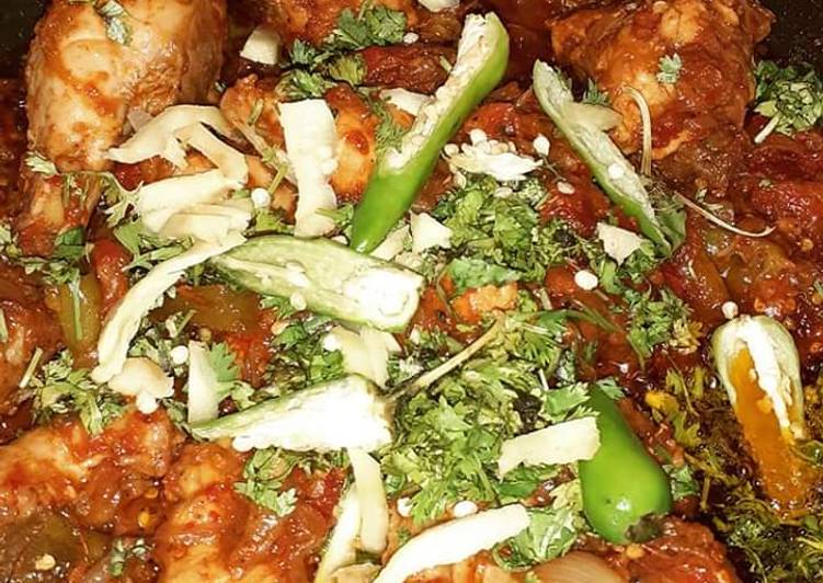 Dhaba style chicken karhai