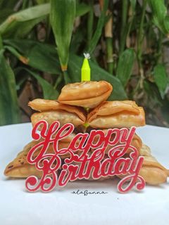 Foto resep 644. Tumpeng Mini Lumpia Pisang Cokelat (Ide Simple Untuk Ultah)