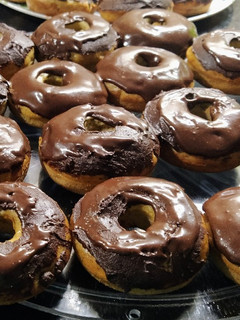 Una foto de Donas de bananas horneadas