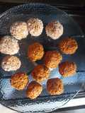 Bombones de avena y dulce de leche