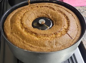 Una foto de Budín de yogur griego