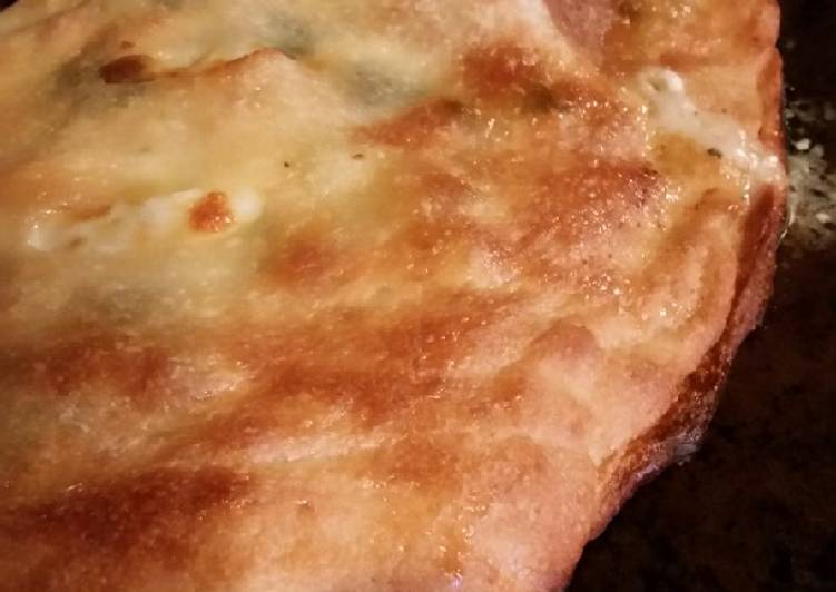 Recipe of Perfect Brad's Margherita style calzone with chicken, artichoke, & ranch