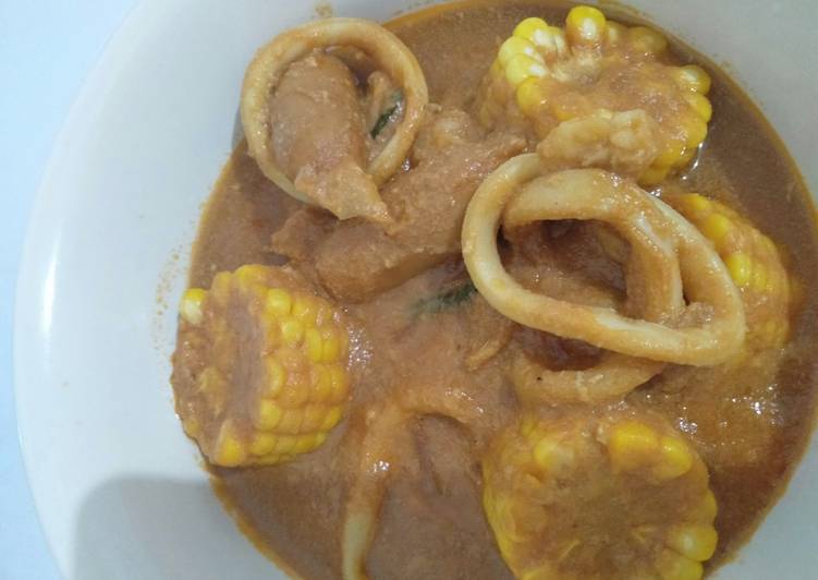Cumi sosis saos padang🦑
