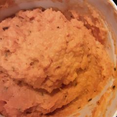 A picture of Browned butter mashed sweet potatoes.