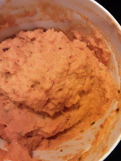 A picture of Browned butter mashed sweet potatoes.