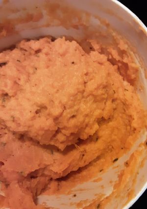 A picture of Browned butter mashed sweet potatoes.