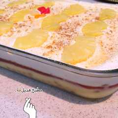 حلى الأناناس البارد 🍍-レシピのメイン写真