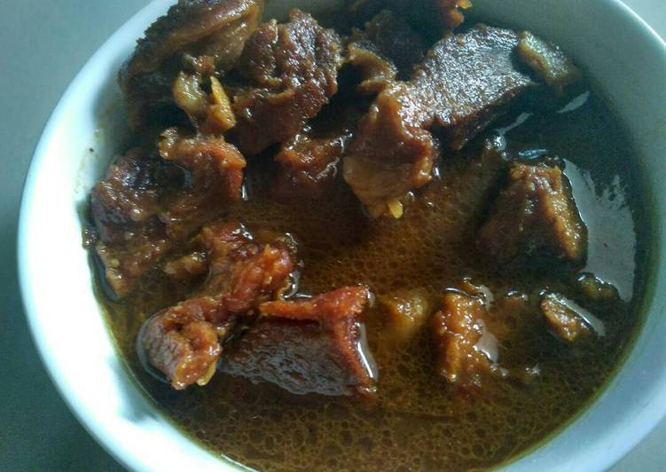 Krengsengan sapi petis jawa & madura