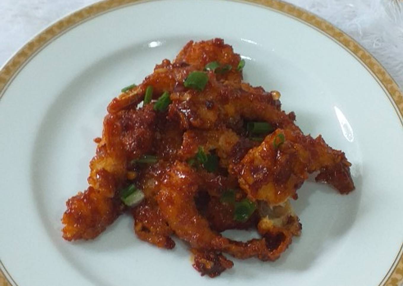 339. Udang Kripsi Saos Gochujang (ala Korea)