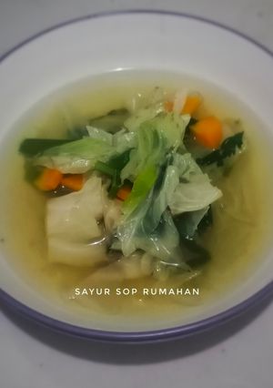Foto resep 165 : Sayur Sop Rumahan