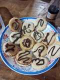 Galletitas en máquina de waffles