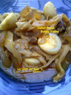 Foto resep Jamur Puyuh Bumbu Kuning