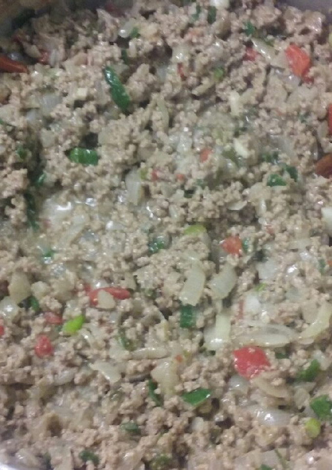 Una foto de Relleno para empanadas de carne