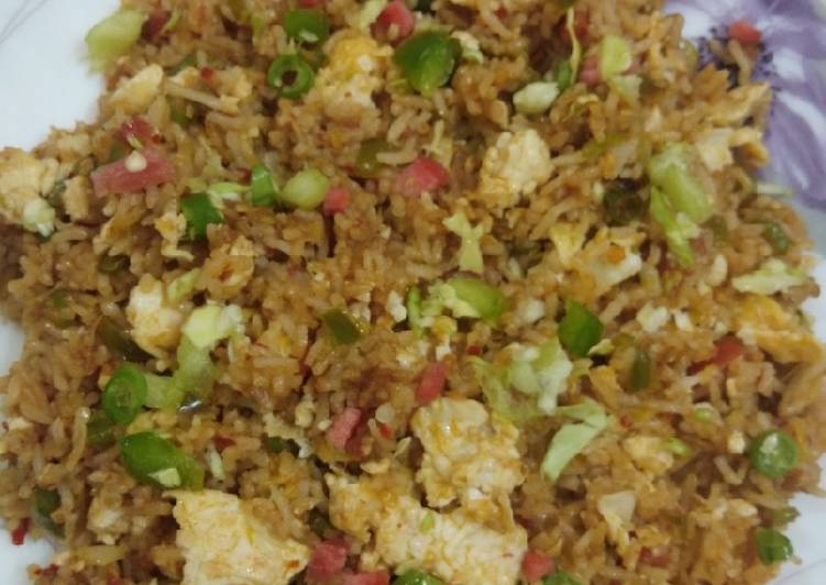 Schezwan Egg fried rice