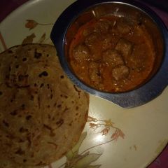 A picture of Gatte Ki Sabji.