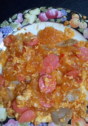 Foto resep Seblak Bakso Sosis (Kering)
