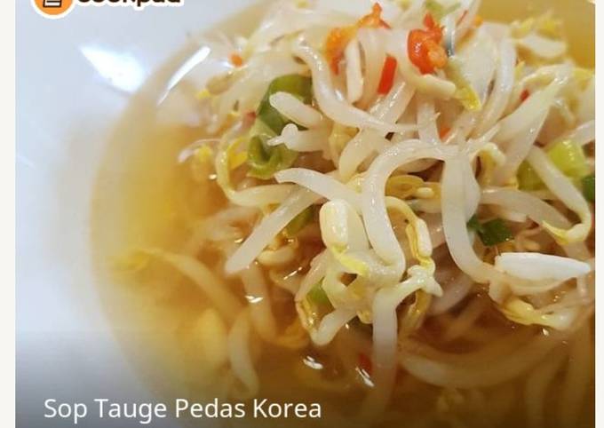 How to Make Yummy Sop Tauge Pedas Korea