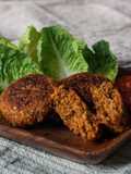 Vegane Frikadellen aus Dinkelflocken