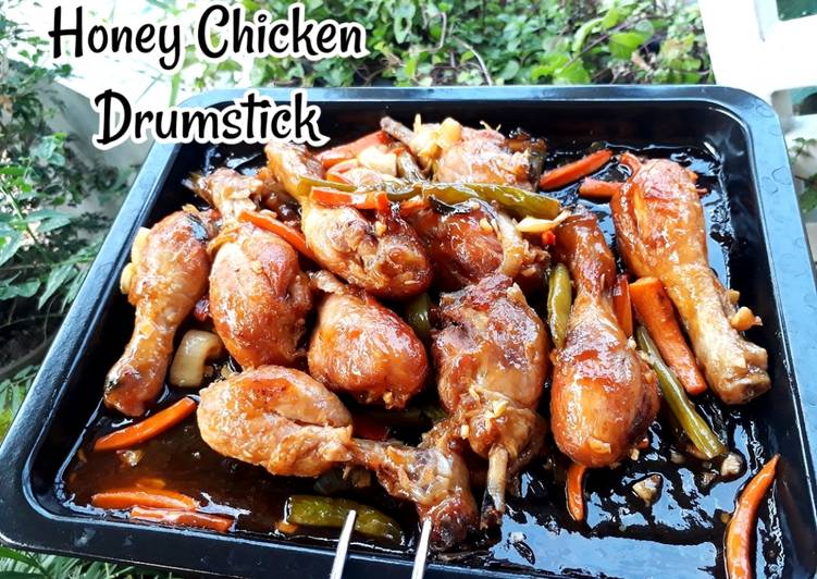 Cara Gampang Menyiapkan Honey Chicken Drumstick Anti Gagal