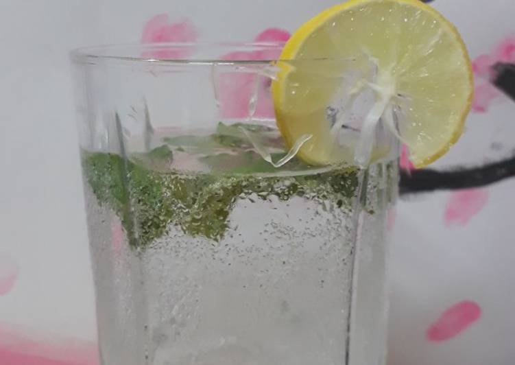 Steps to Prepare Perfect Fizzy minty drink #nofire
