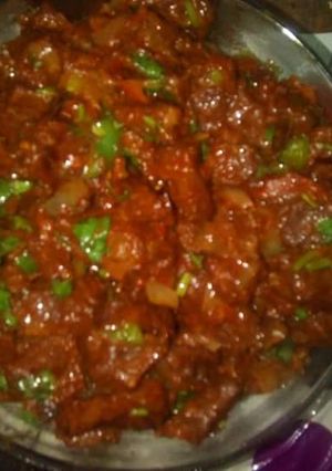 A picture of Dry Fry Beef.
