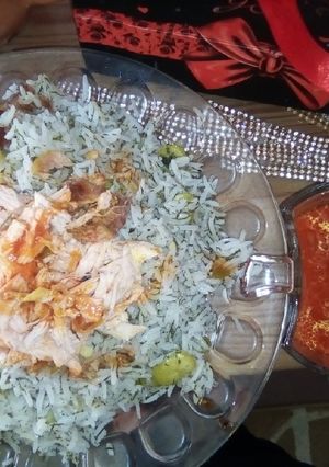 عکسی از دستور باقالی پلو